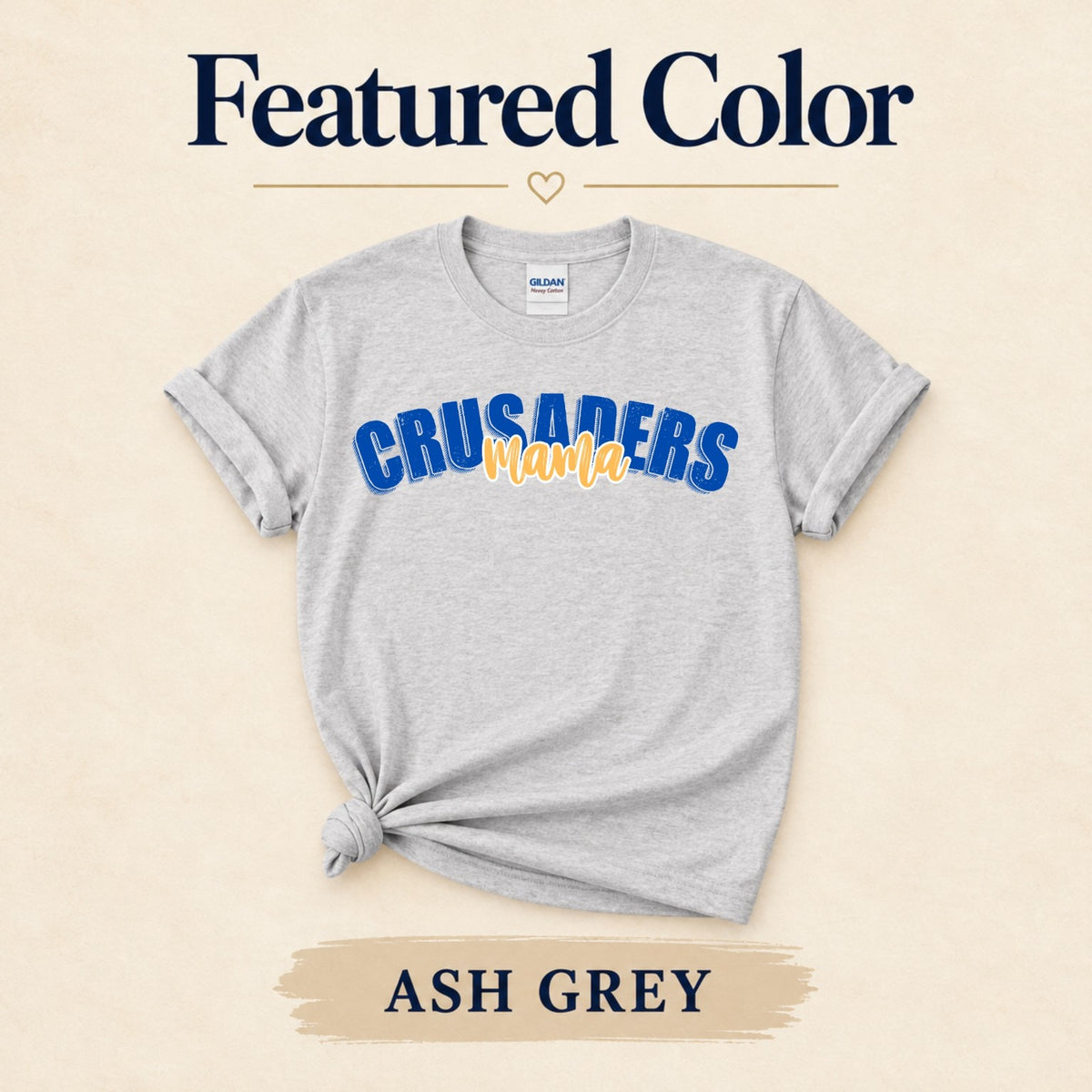 Featured Ash Grey T-shirt