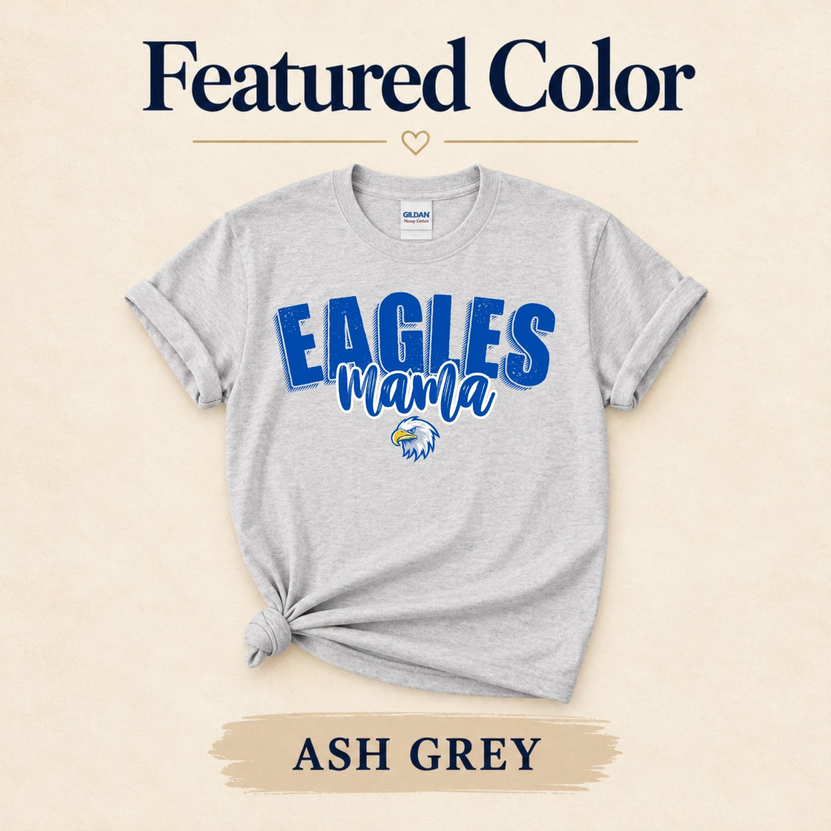 Maple River Eagles Mama Ash Grey original image
