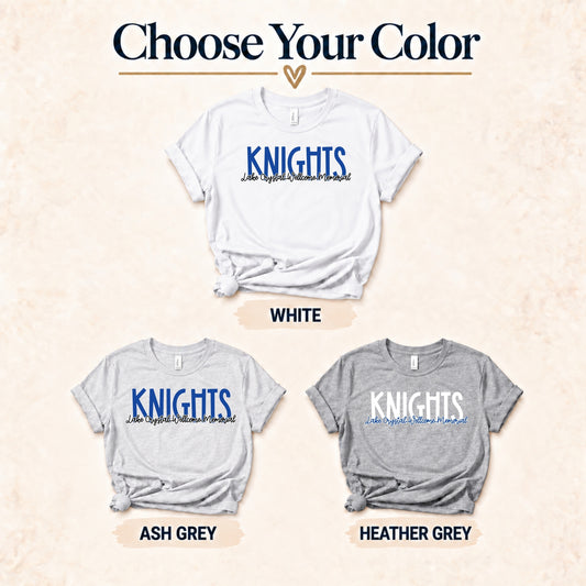 LCWM Knights Lake Crystal Welcome Memorial apparel mockup 2