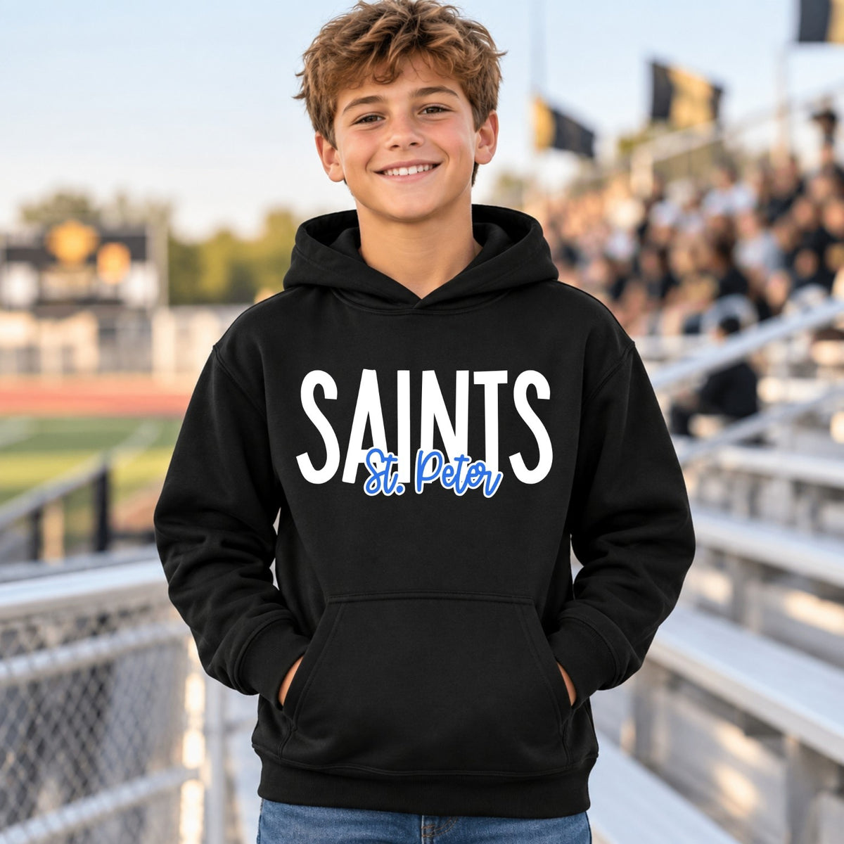 St. Peter Saints school spirit apparel mockup 7