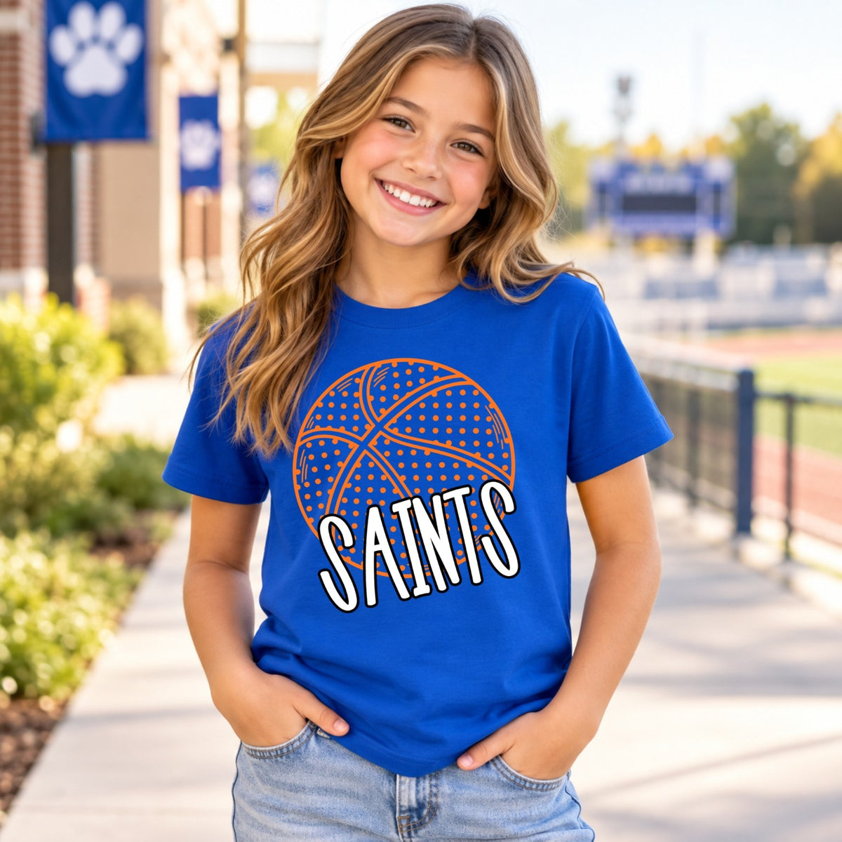 St. Peter Saints Basketball apparel mockup 2