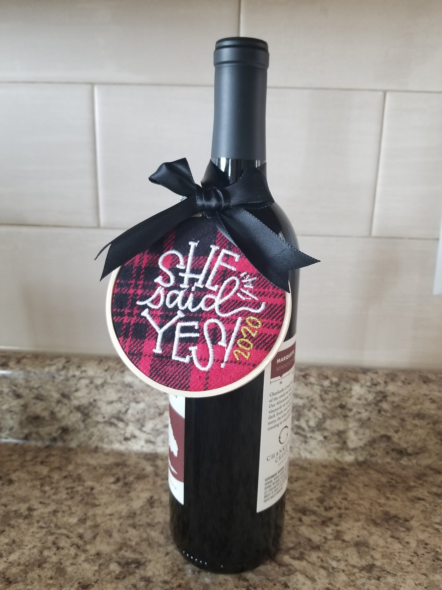 She Said Yes Ornament