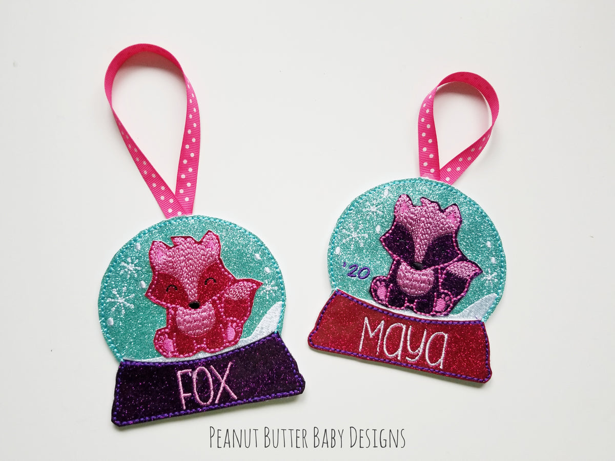 Fox Globe Ornament