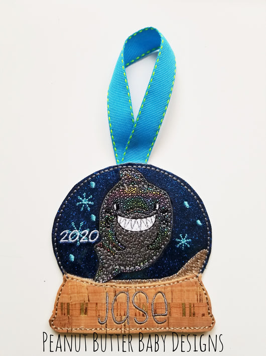 Shark Globe Ornament