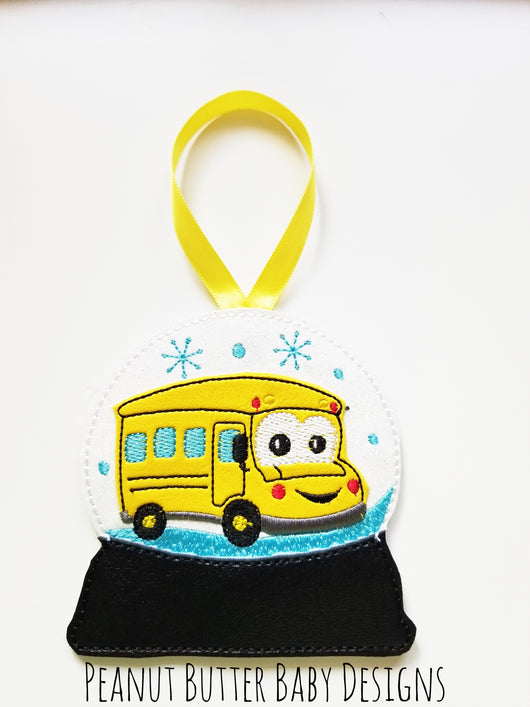 Bus Globe Ornament