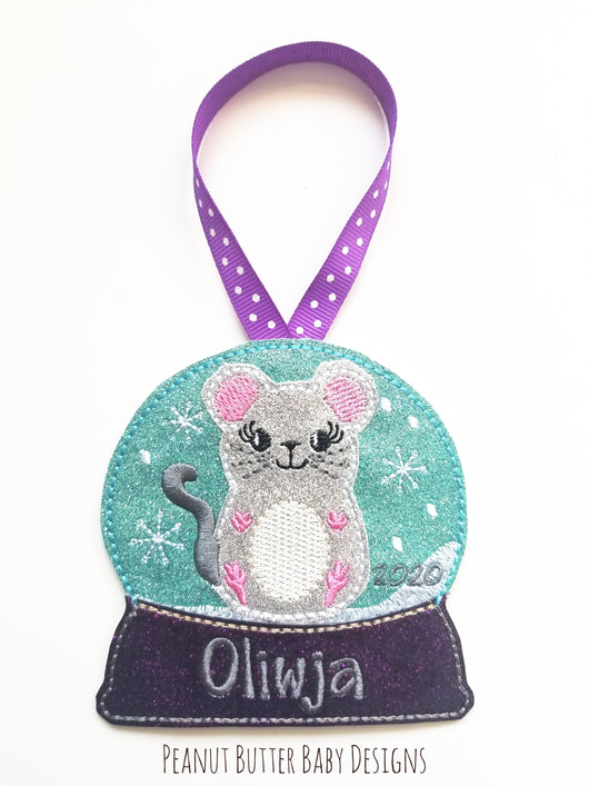 Mouse Globe Ornament
