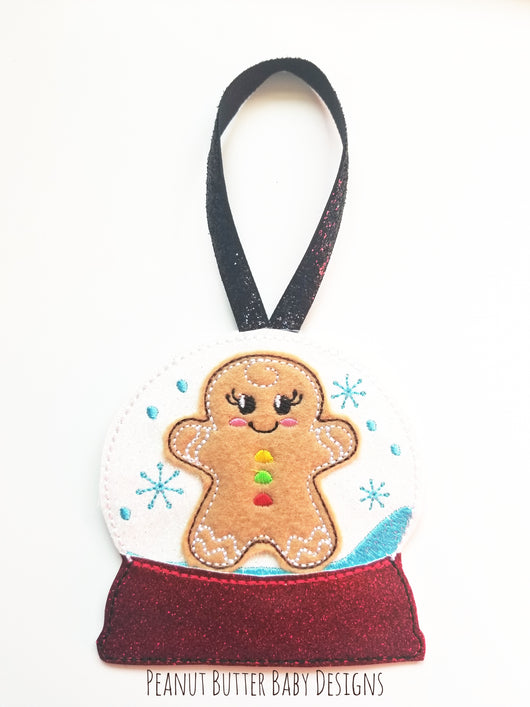 Gingerbread Globe Ornament