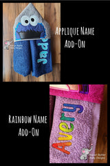 Floral Deer Hooded Towel