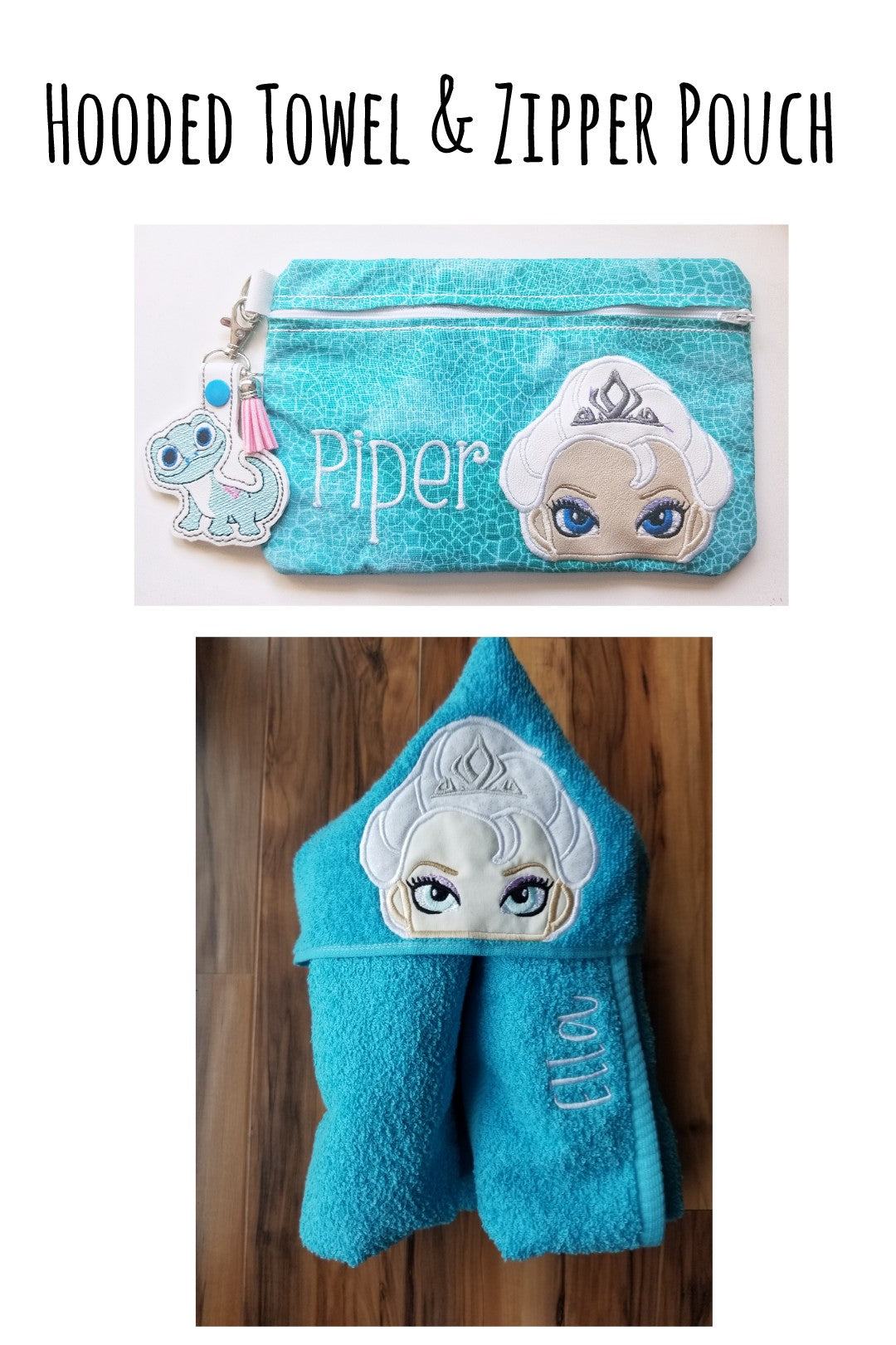 Dragon Friends - Light Dragon Hooded Towel