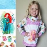 Princess Hooded or Cowl Top