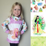 Princess Hooded or Cowl Top