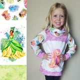 Princess Hooded or Cowl Top