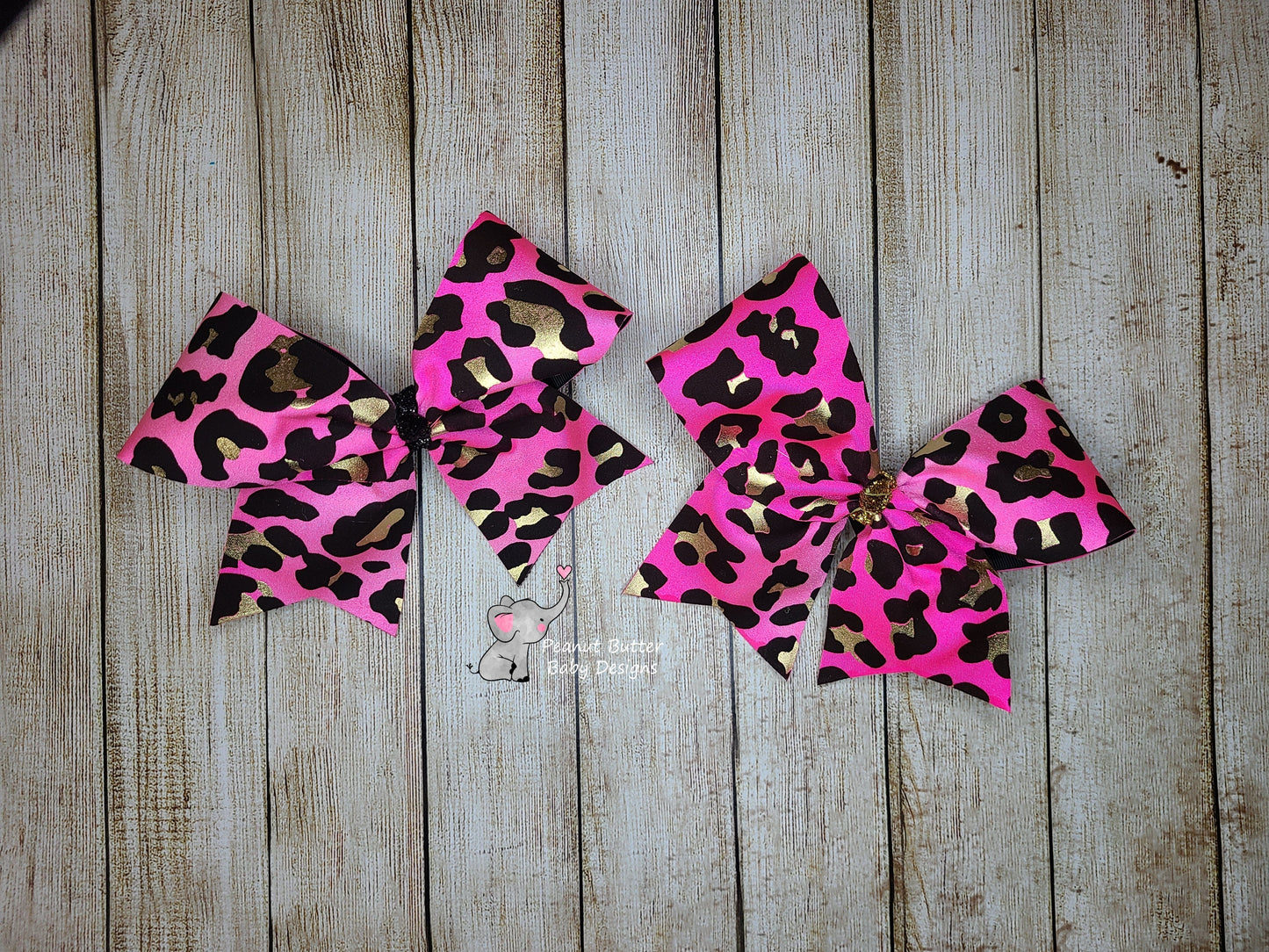Pink & Gold Cheetah Print Athleticwear