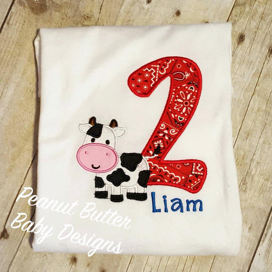 Farm/Cowboy Birthday Shirt