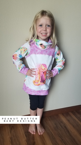 Princess Hooded or Cowl Top