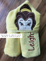Castle Friends - Rose Princess Hooded Towel