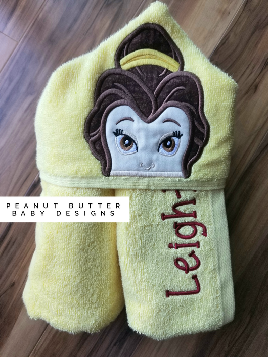 Castle Friends - Rose Princess Hooded Towel