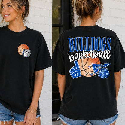 JWP Bulldogs | Basketball Spirit Front & Back | Youth Signature