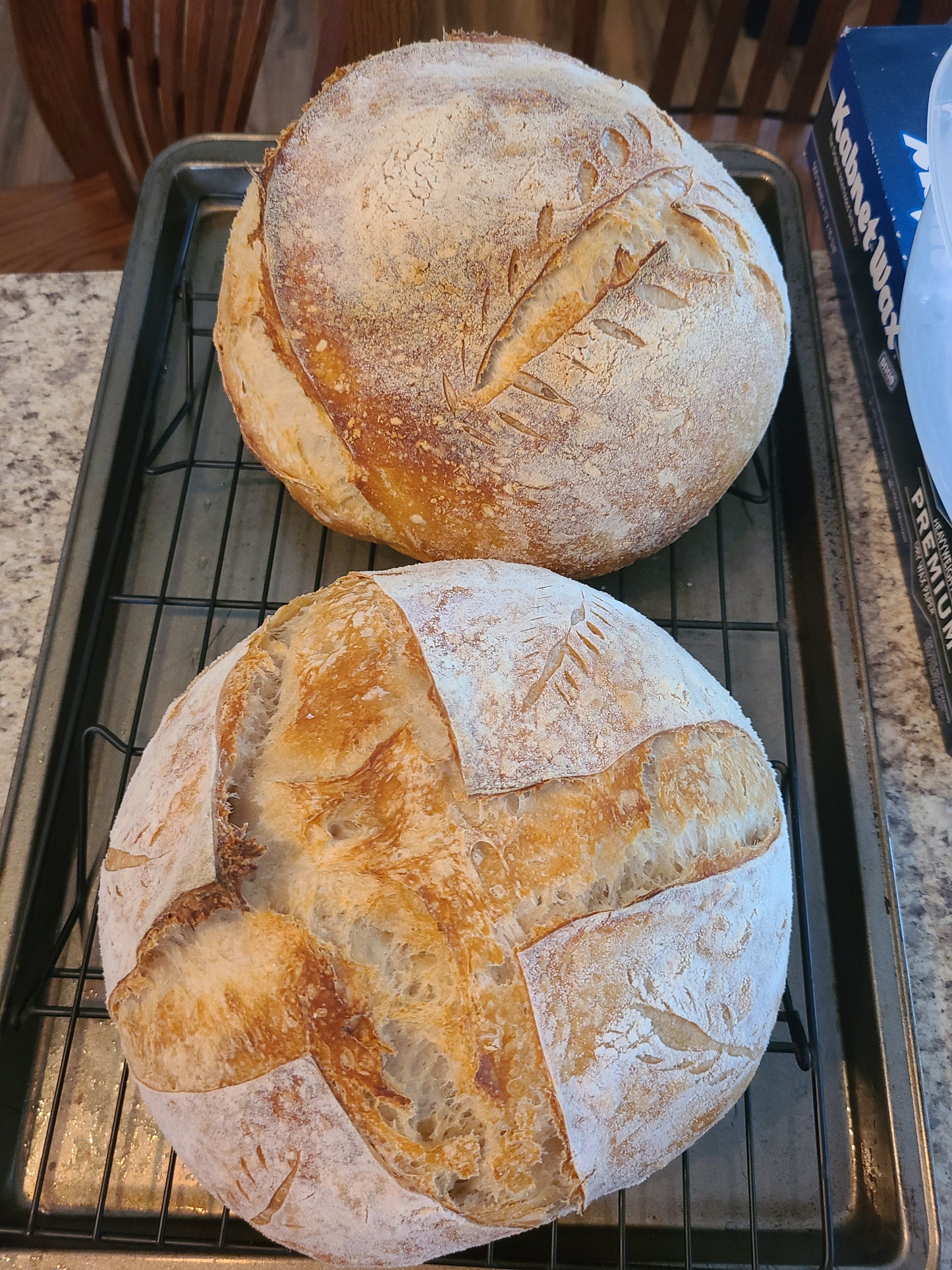 Rosemary Roasted Garlic Sourdough Loaf