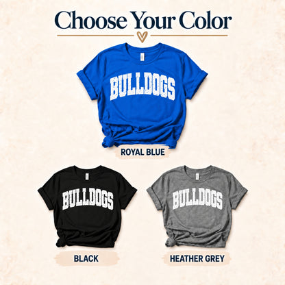 JWP Bulldogs | White Distressed | Youth Signature