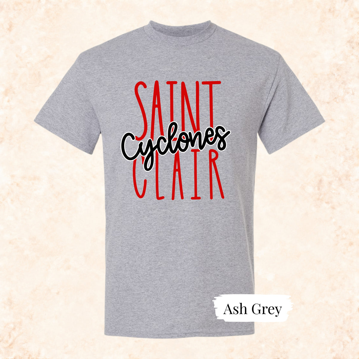 St. Clair Cyclones | Saint Clair Script — Adult Signature