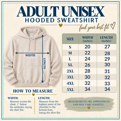 adult garment size chart