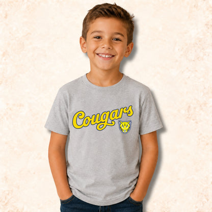 Mankato East Cougars | Sports Script Outlined | Youth Signature