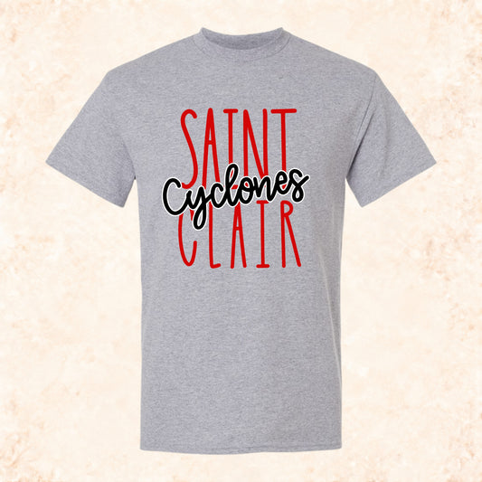 St. Clair Cyclones | Saint Clair Script | Youth Signature