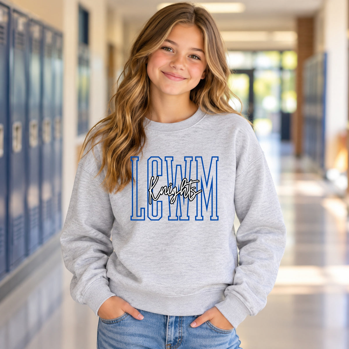 LCWM Knights outline youth grey model