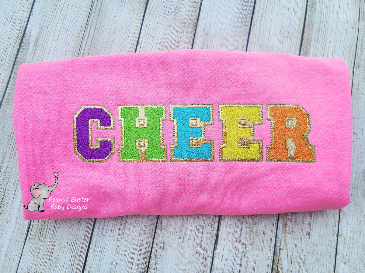 Cheer Sweatshirt - Youth - Embroidered & HTV