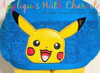 Pika - Catch them All - Hooded Towel