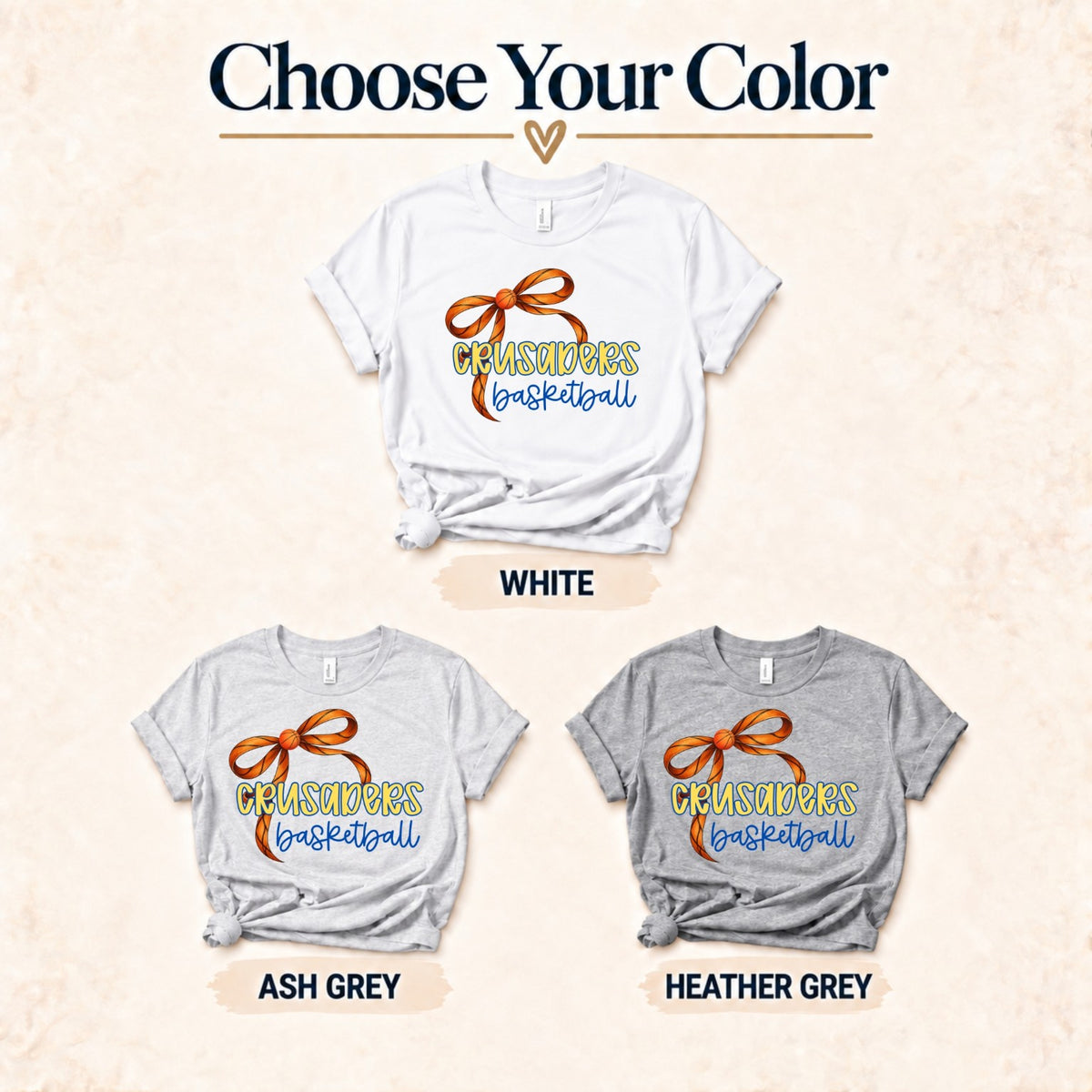 Color options White Ash Grey Heather Grey