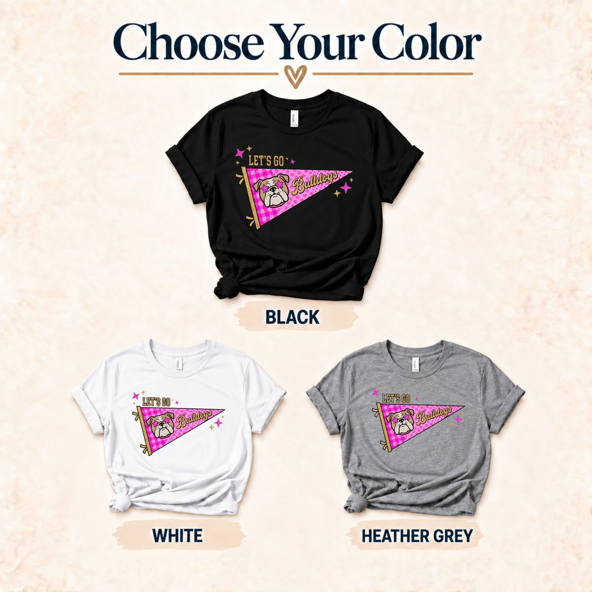 JWP Bulldogs pink design image 2