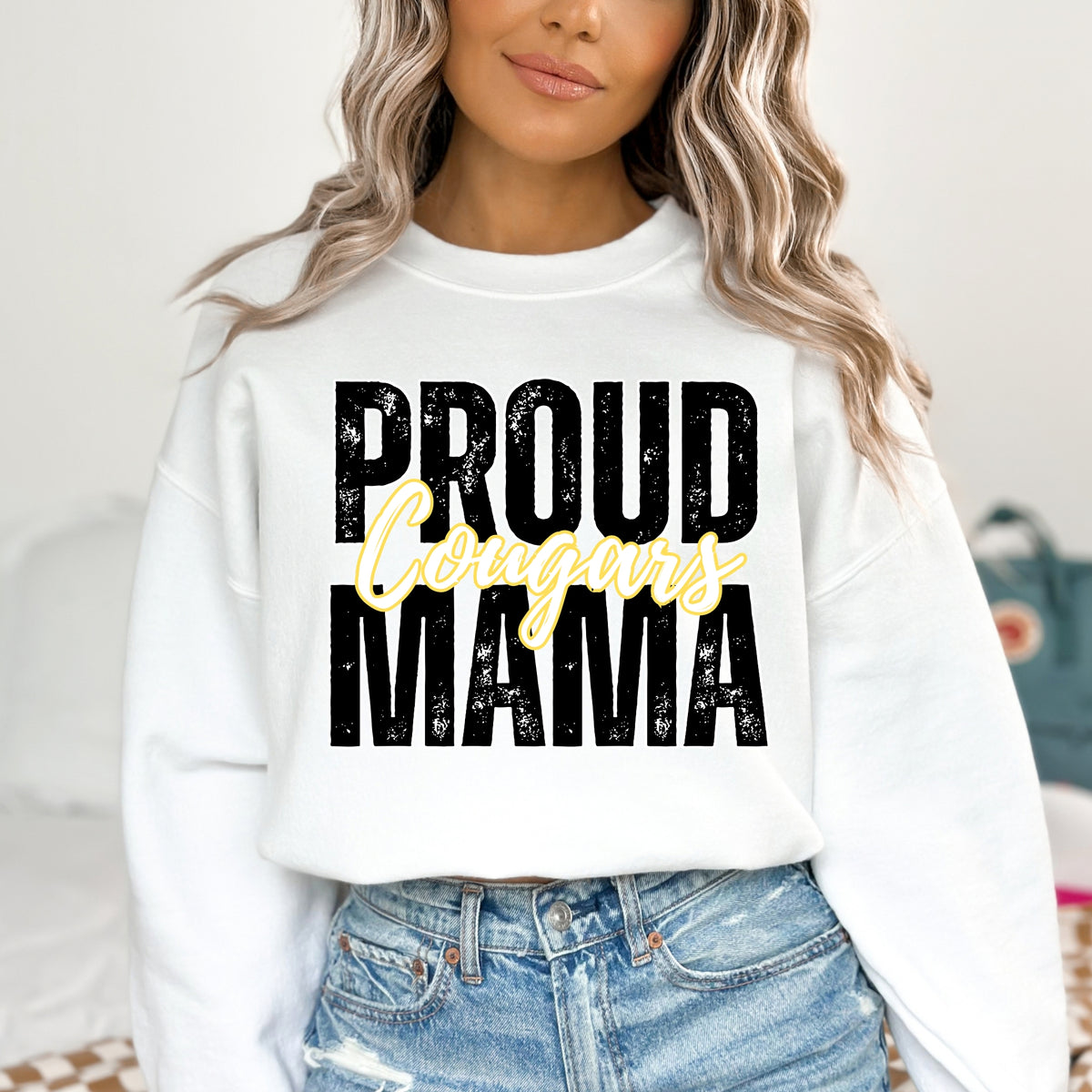 Mankato East Cougars cougar mama design and mockup 4