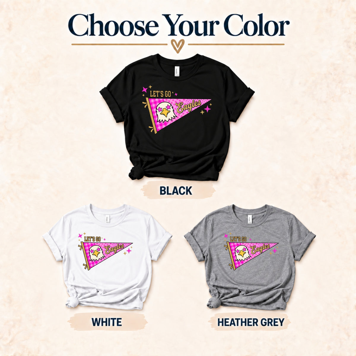 Maple River Eagles eagles pink design and mockup 2