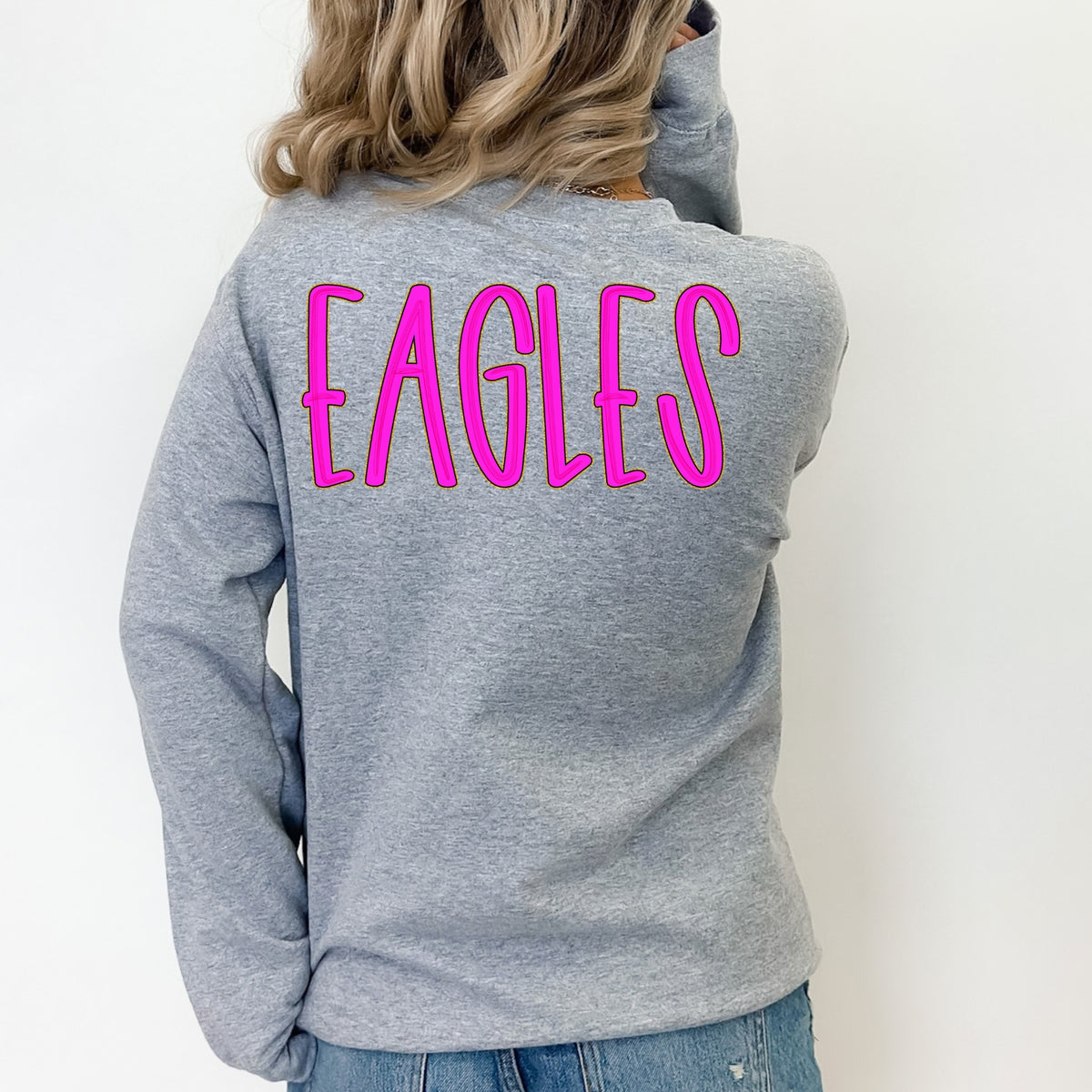 Maple River Eagles eagles pink design and mockup 5