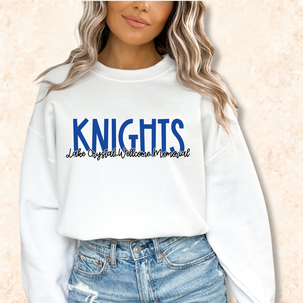 LCWM Knights Lake Crystal Welcome Memorial apparel mockup 3