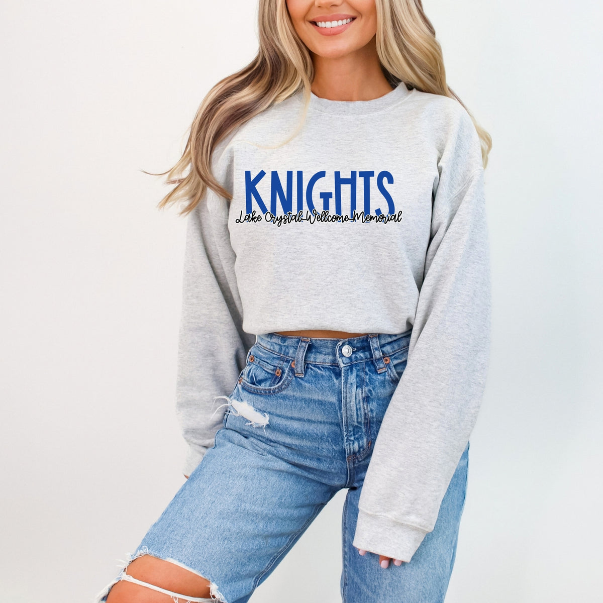 LCWM Knights Lake Crystal Welcome Memorial apparel mockup 4