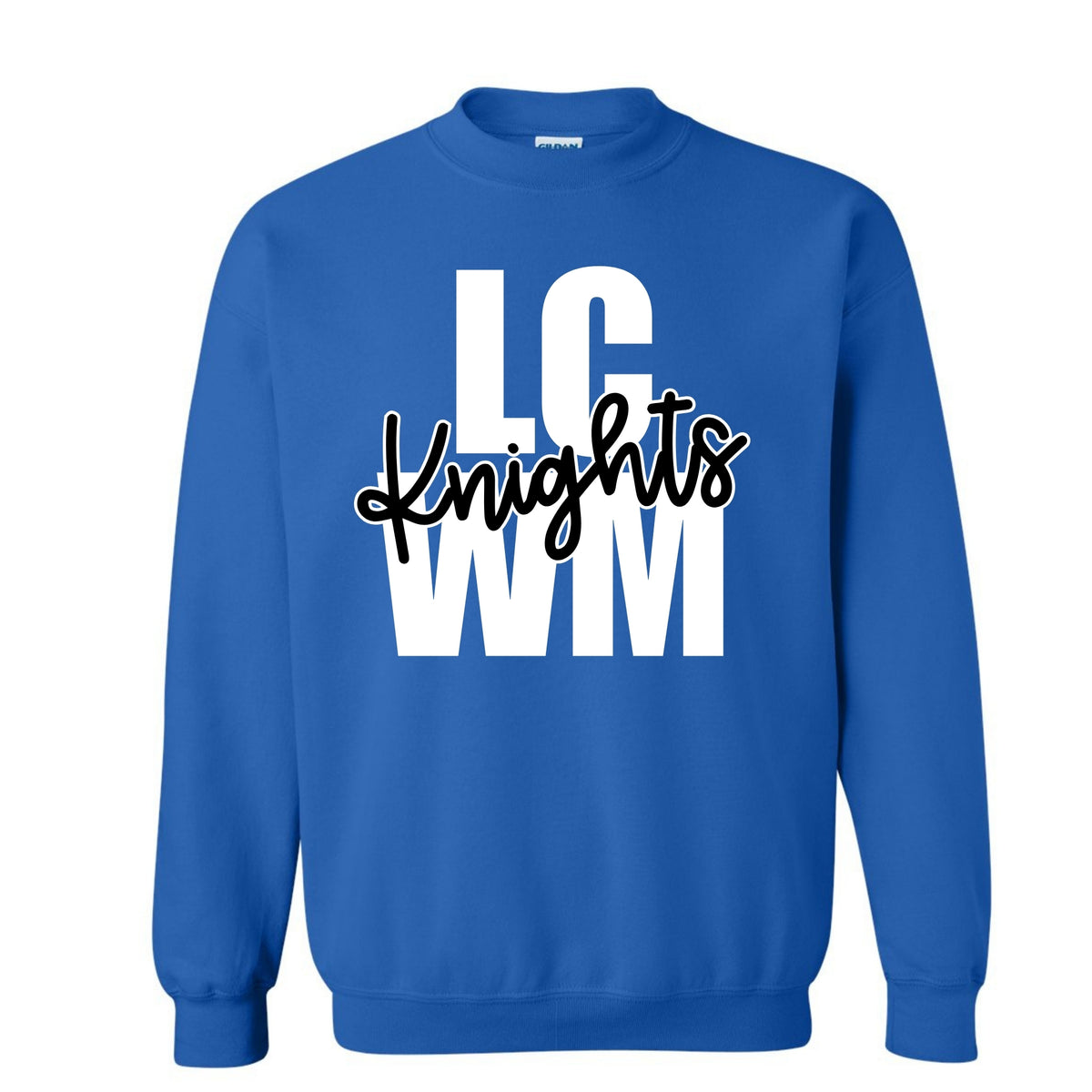 LCWM Knights stacked block script mockup 12