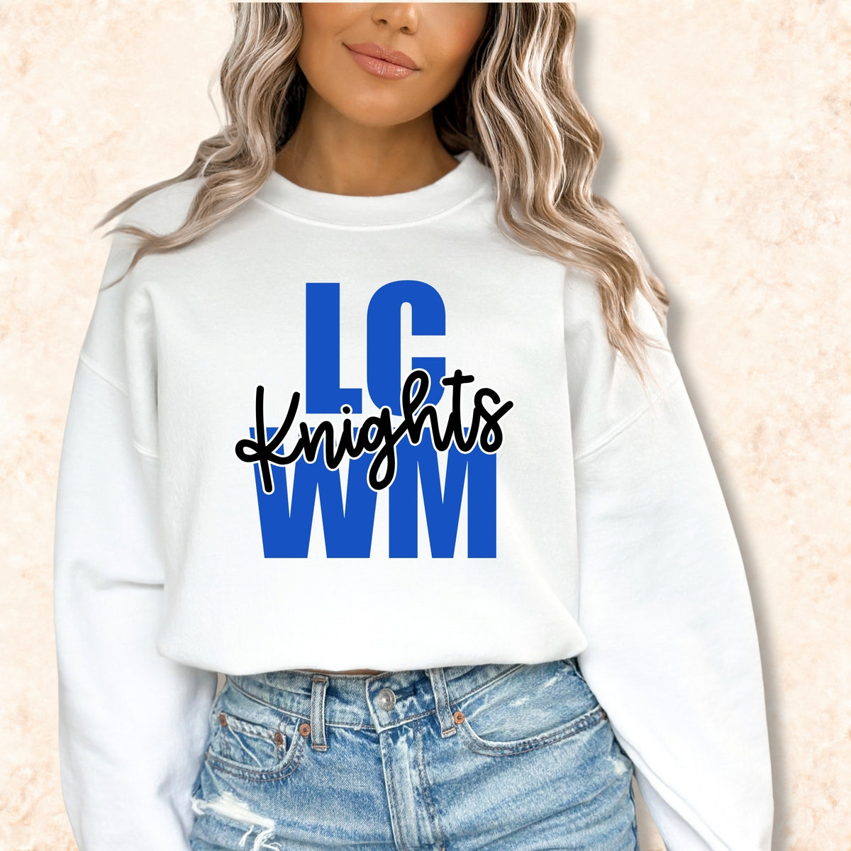 LCWM Knights stacked block script mockup 6