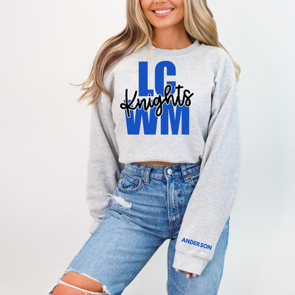 LCWM Knights stacked block script mockup 8