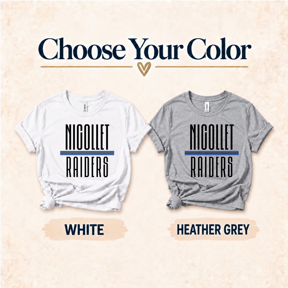 Nicollet Raiders lines design image 2