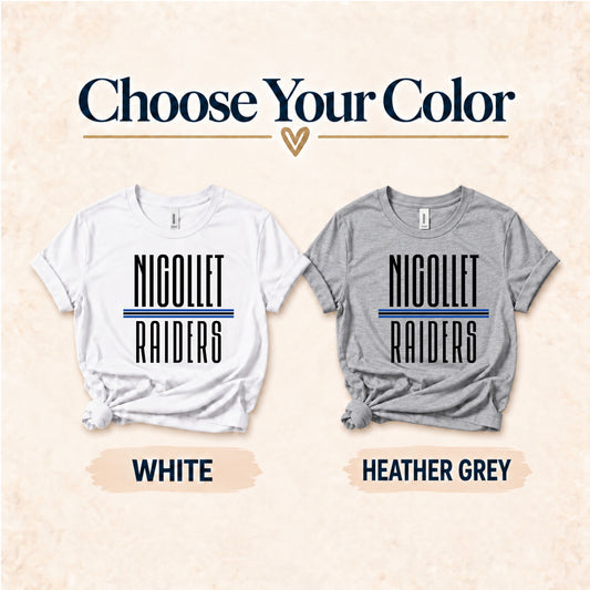 Nicollet Raiders lines design image 2