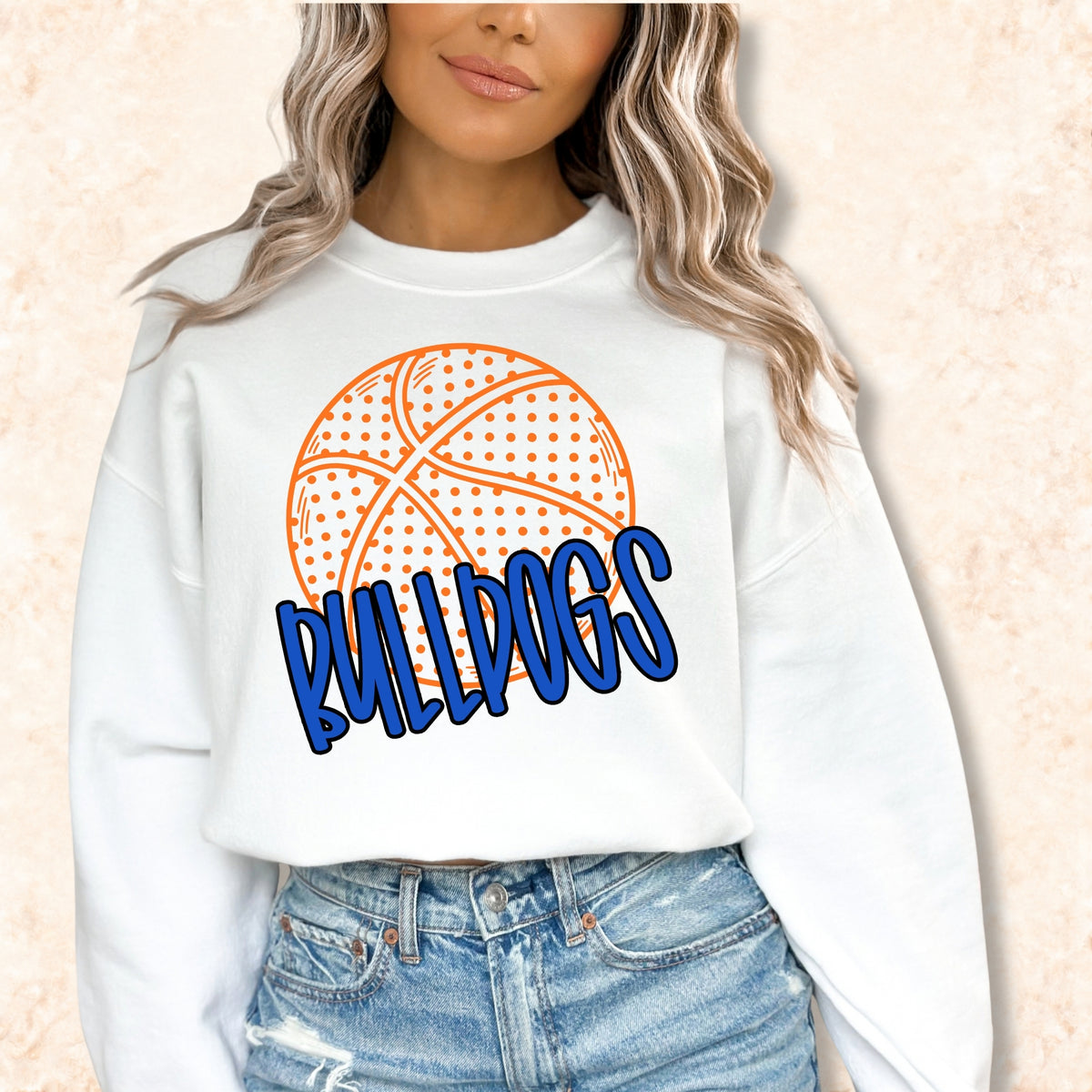 JWP Bulldogs | Basketball Polka Dot | Youth Signature