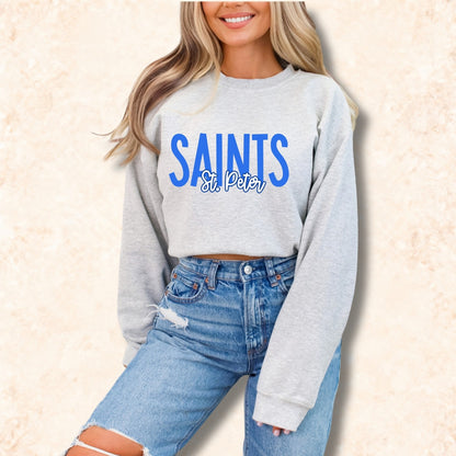 St. Peter Saints school spirit apparel mockup 4