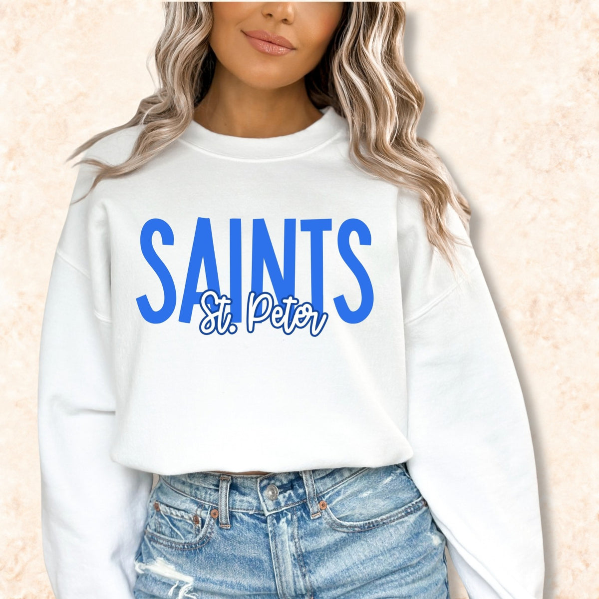St. Peter Saints school spirit apparel mockup 8