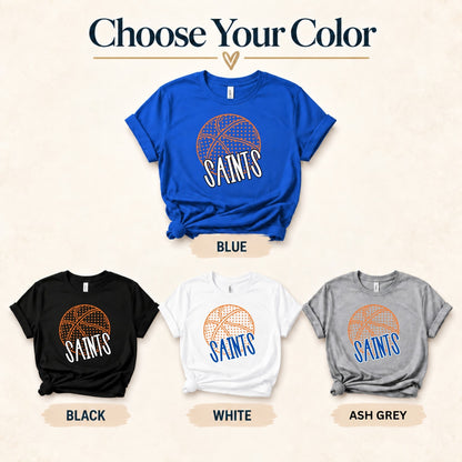 St. Peter Saints basketball design mockup 1