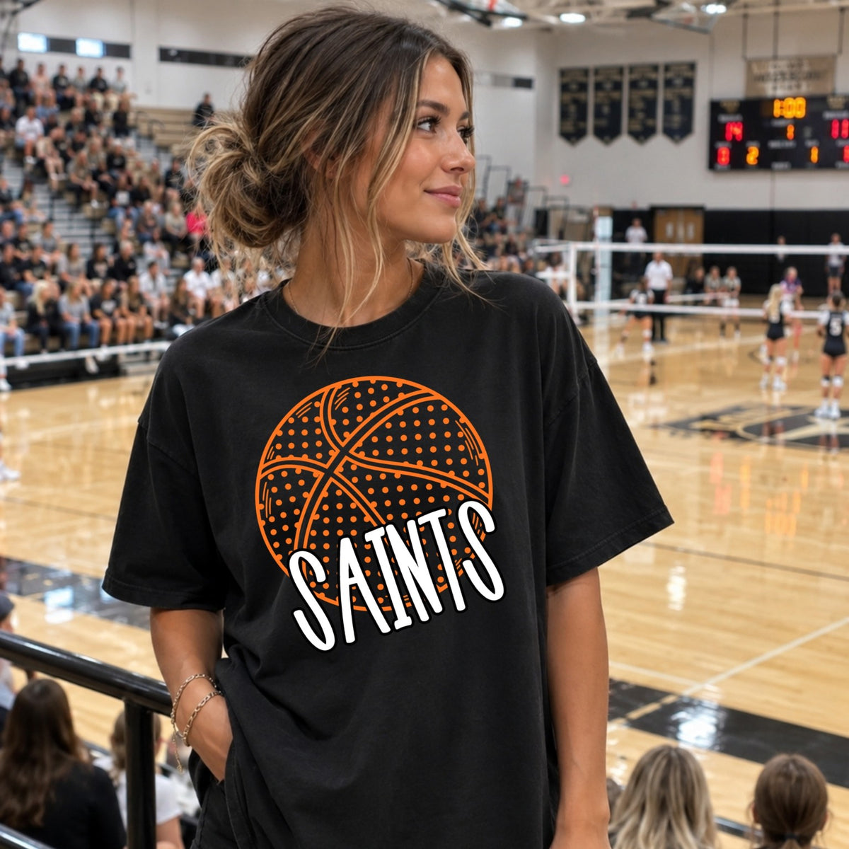 St. Peter Saints basketball design mockup 3