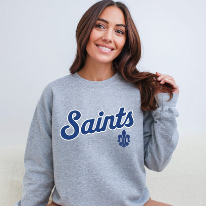 St. Peter Saints script fleur-de-lis original mockup 5
