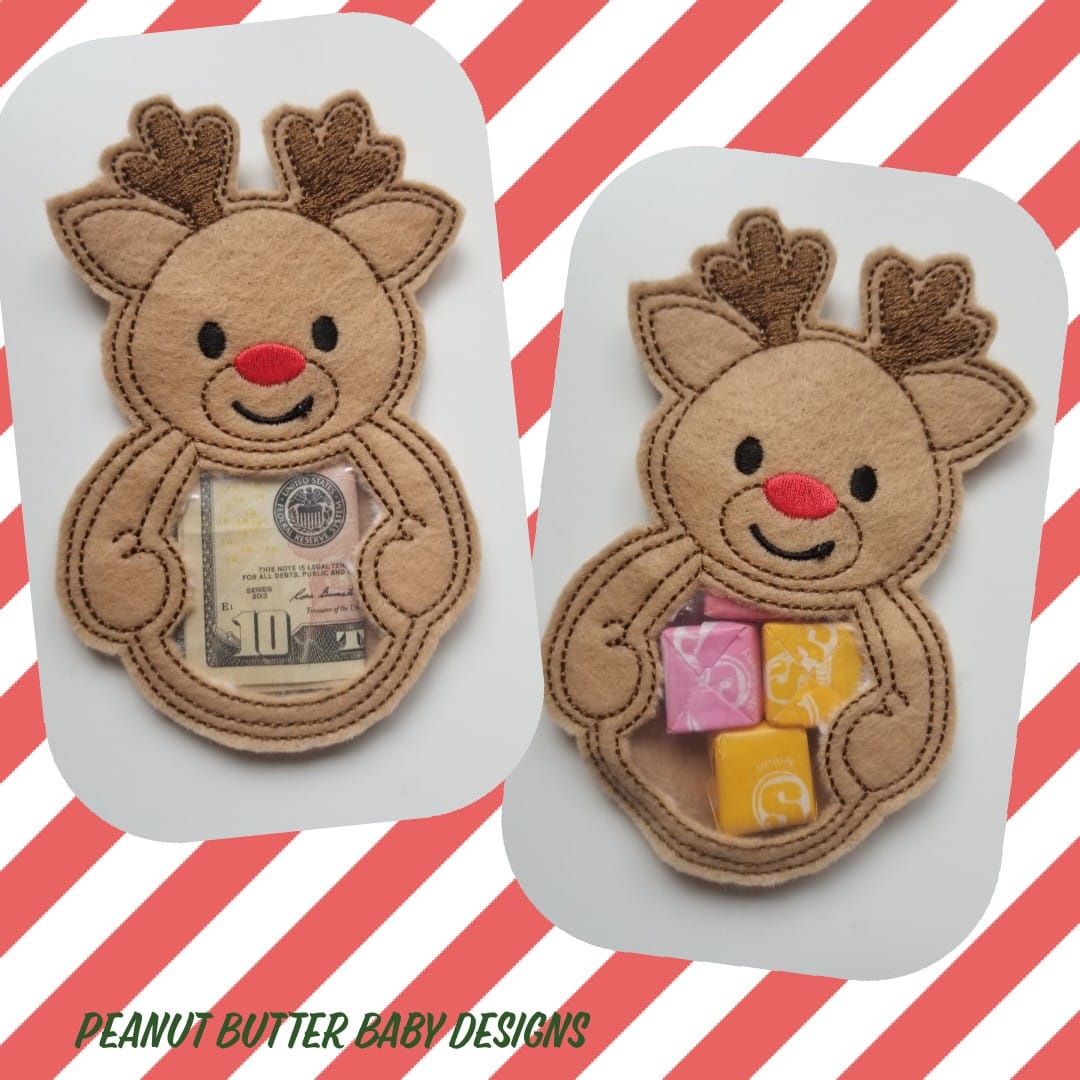 Sparkle Reindeer Treat Holder